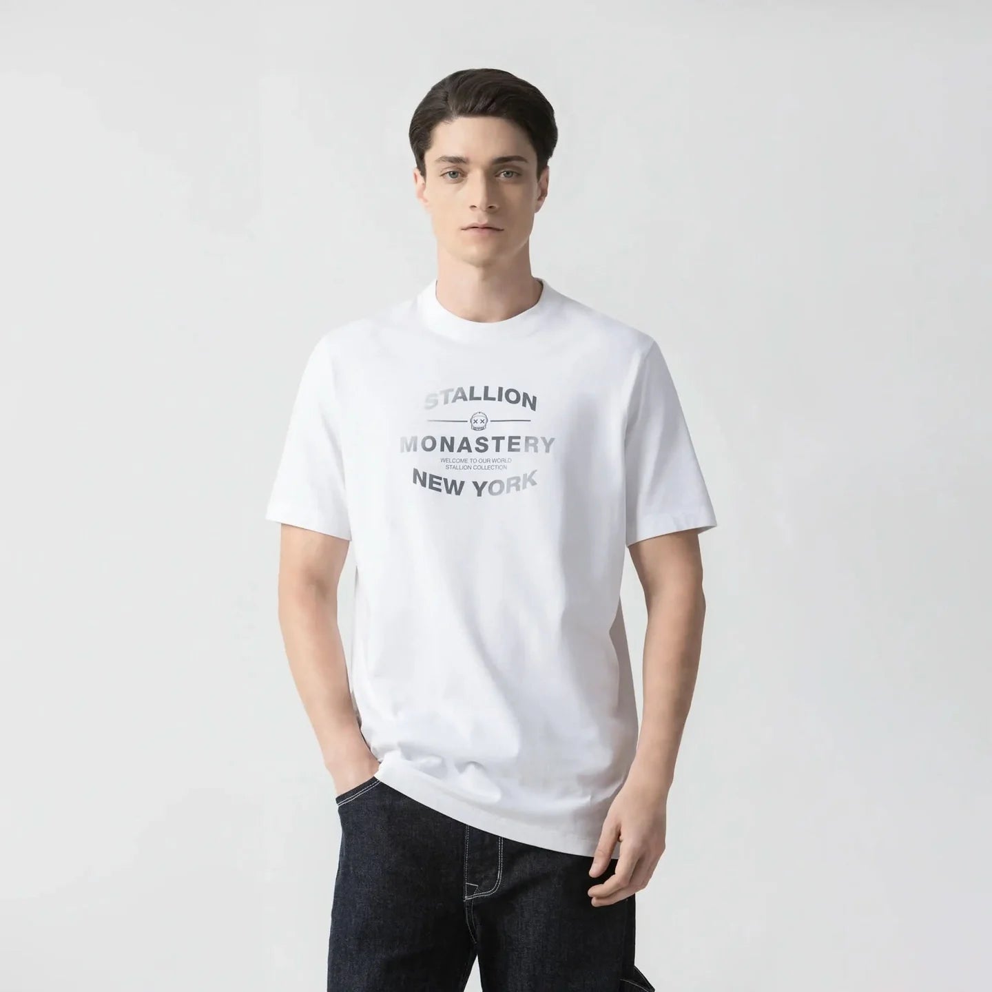 JARETH T-SHIRT WHITE MONASTERY