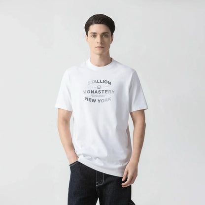 JARETH T-SHIRT WHITE MONASTERY