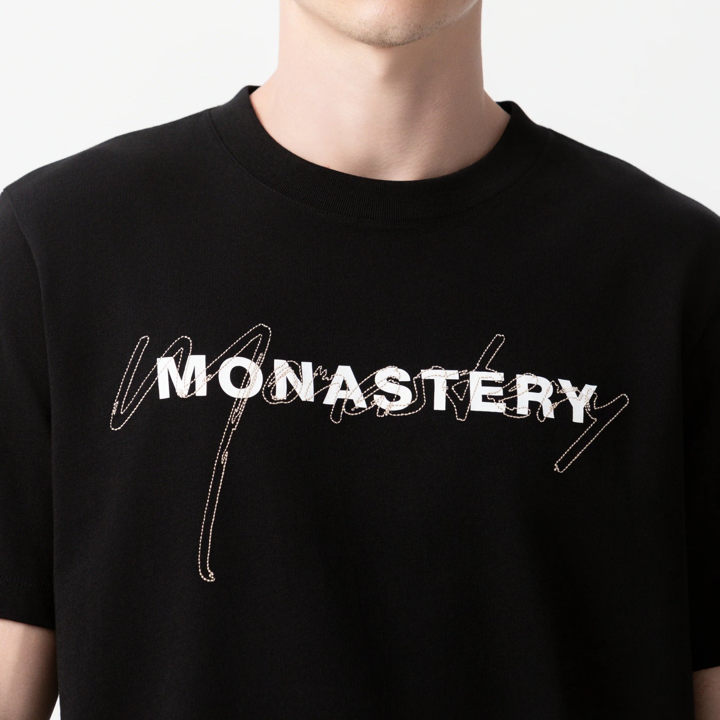 BUSTER T-SHIRT BLACK MONASTERY