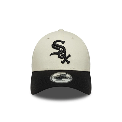 Chicago White Sox MLB Side Script 9FORTY Ajustable Beige Unisex New Era