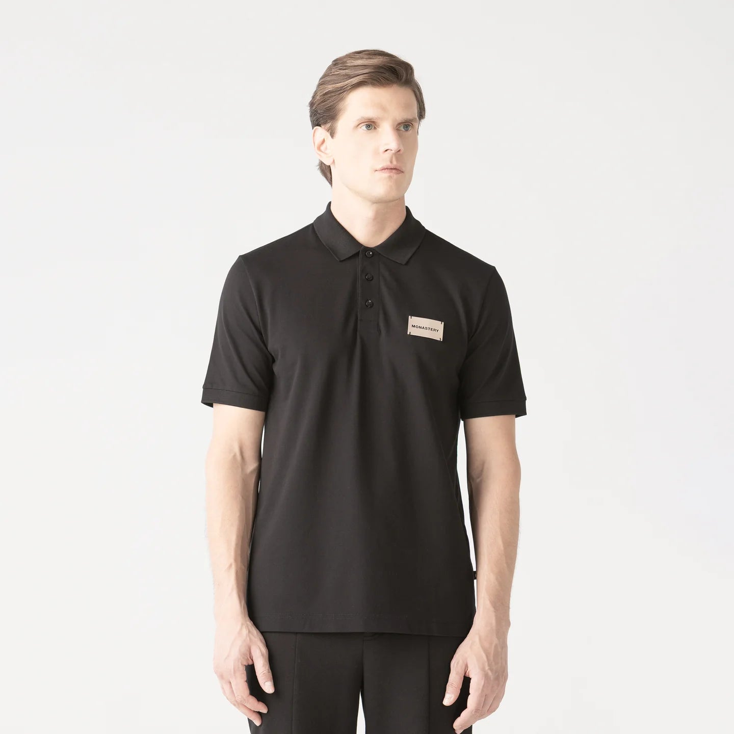JANUS POLO MEN BLACK MONASTERY