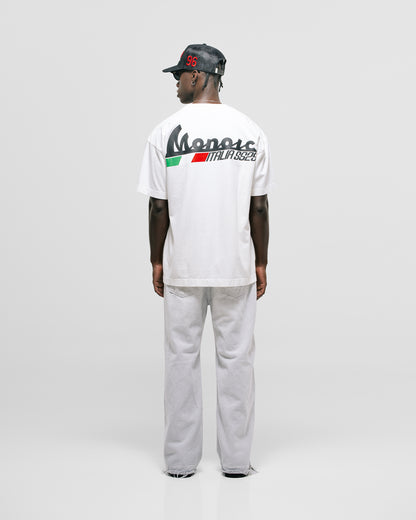 Camiseta Oversized Vespa Blanco Hueso MONOIC