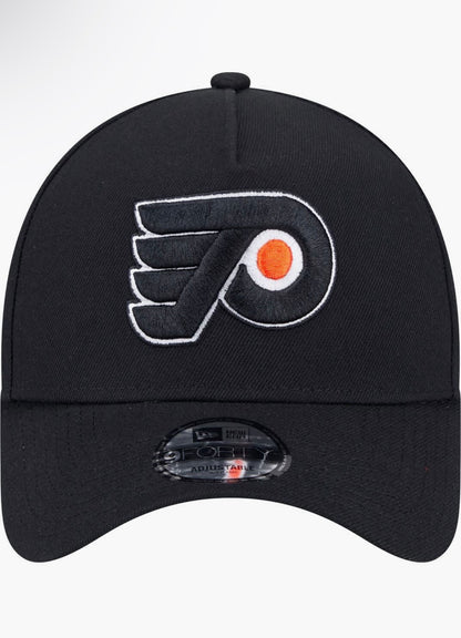 NEW ERA BLACK PHILADELPHIA FLYERS CORE A-FRAME 9FORTY