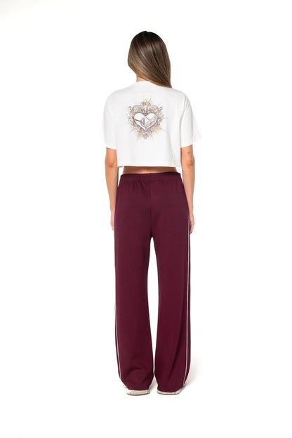 RISTORO CROP TOP OVERSIZED CREMA CLEMONT