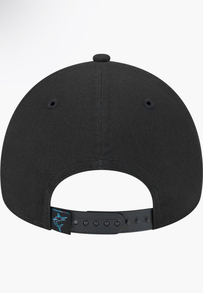 NEW ERA BLACK MIAMI MARLINS 9 FORTY A-FRAME