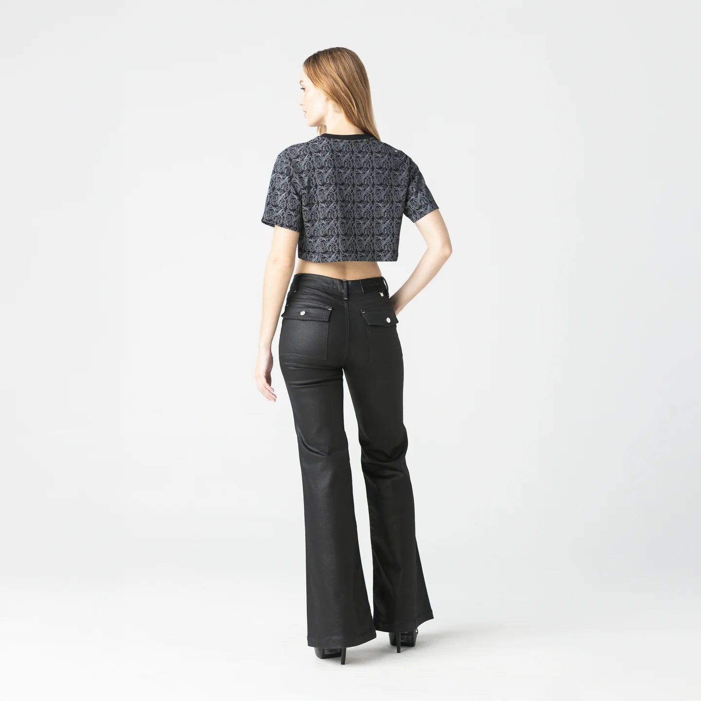 QINA CROP TOP WOMEN BLACK MONASTERY