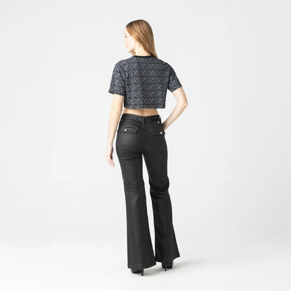 QINA CROP TOP WOMEN BLACK MONASTERY