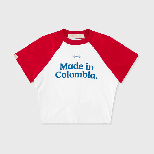 COLOMBIA BABY TEE RED TRUE