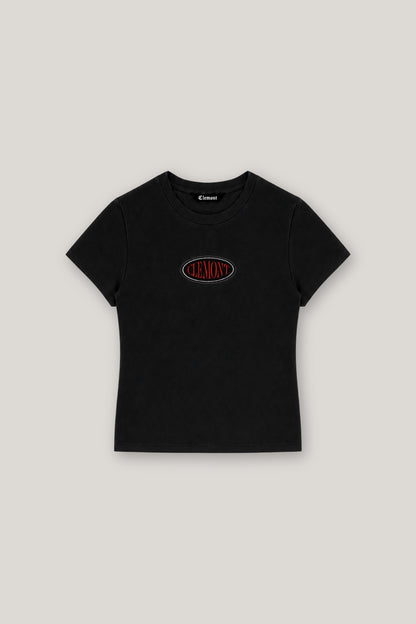 SFOCATO T-SHIRTS BLACK WOMEN CLEMONT