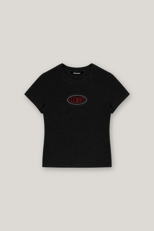 SFOCATO T-SHIRTS BLACK WOMEN CLEMONT