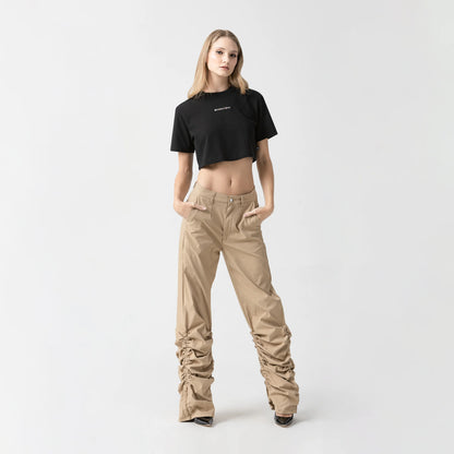 MED CROP TOP BLACK MONASTERY