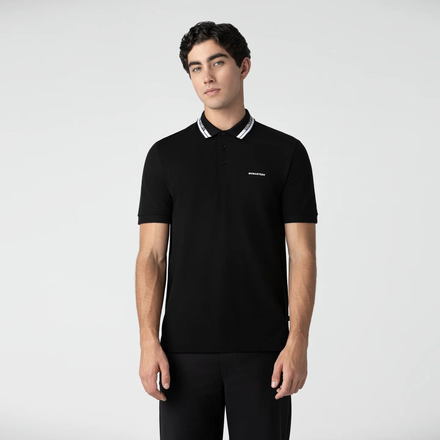 DUDLEY POLO MEN BLACK MONASTERY