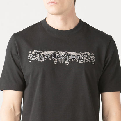 LUXX T-SHIRT BLACK MONASTERY