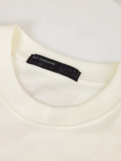 CRUSH OVERSIZED WHITE AP CROWN