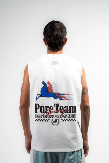 OVERDRIVE IVORY TANK TOP PURE