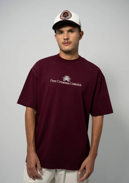 STILL HUNGRY BURGUNDY OVERSIZED PURE