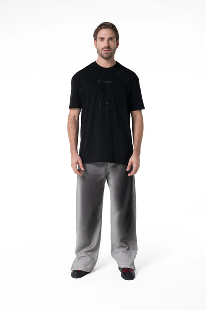 RILASCIO T-SHIRT NEGRO CLEMONT