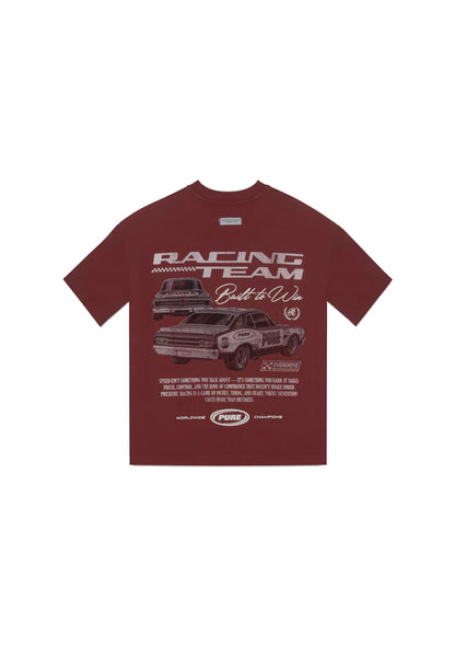 OVERDRIVE BURGUNDY OVERSIZED PURE