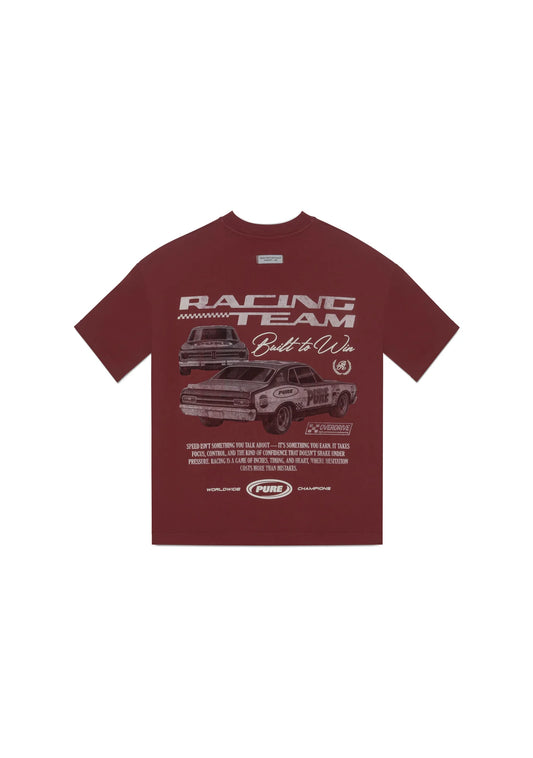 OVERDRIVE BURGUNDY OVERSIZED PURE