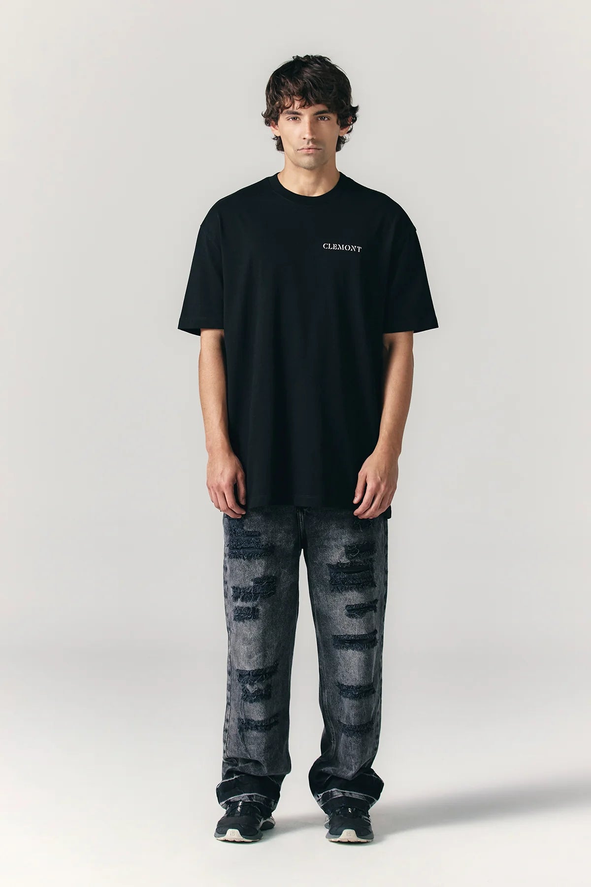 ALLEGRO T-SHIRT BLACK/CREAM CLEMONT
