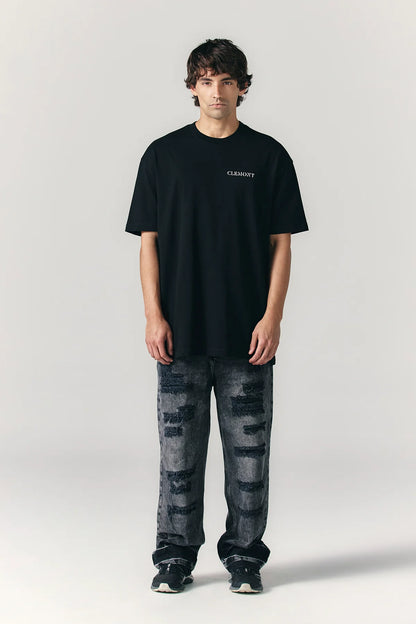 ALLEGRO T-SHIRT BLACK/CREAM CLEMONT