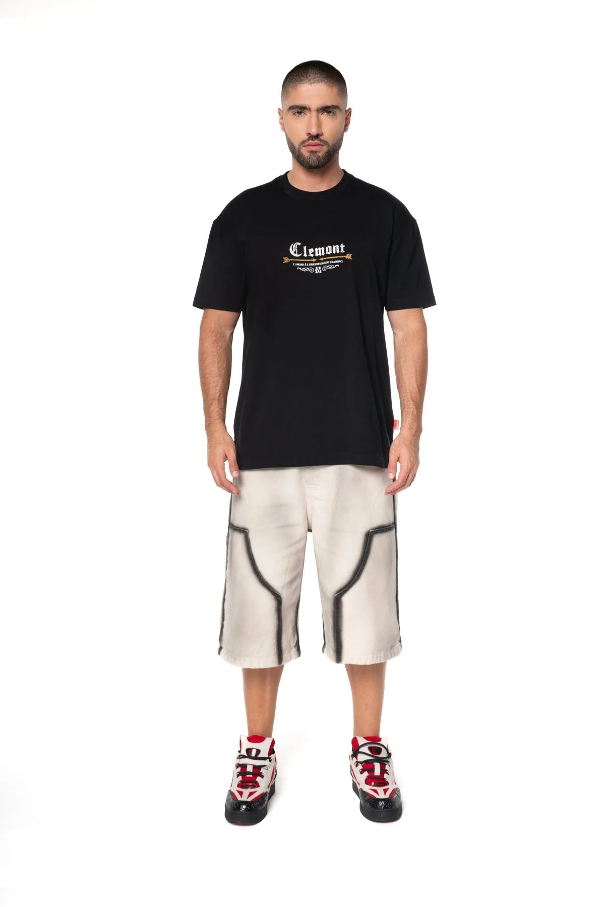 TATTILE TSHIRT NEGRO CLEMONT