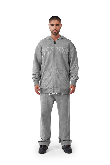 MALEVOLO HOODIE GRIS CLEMONT