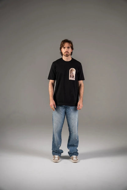 The Jar Black Regular Fit Artdist