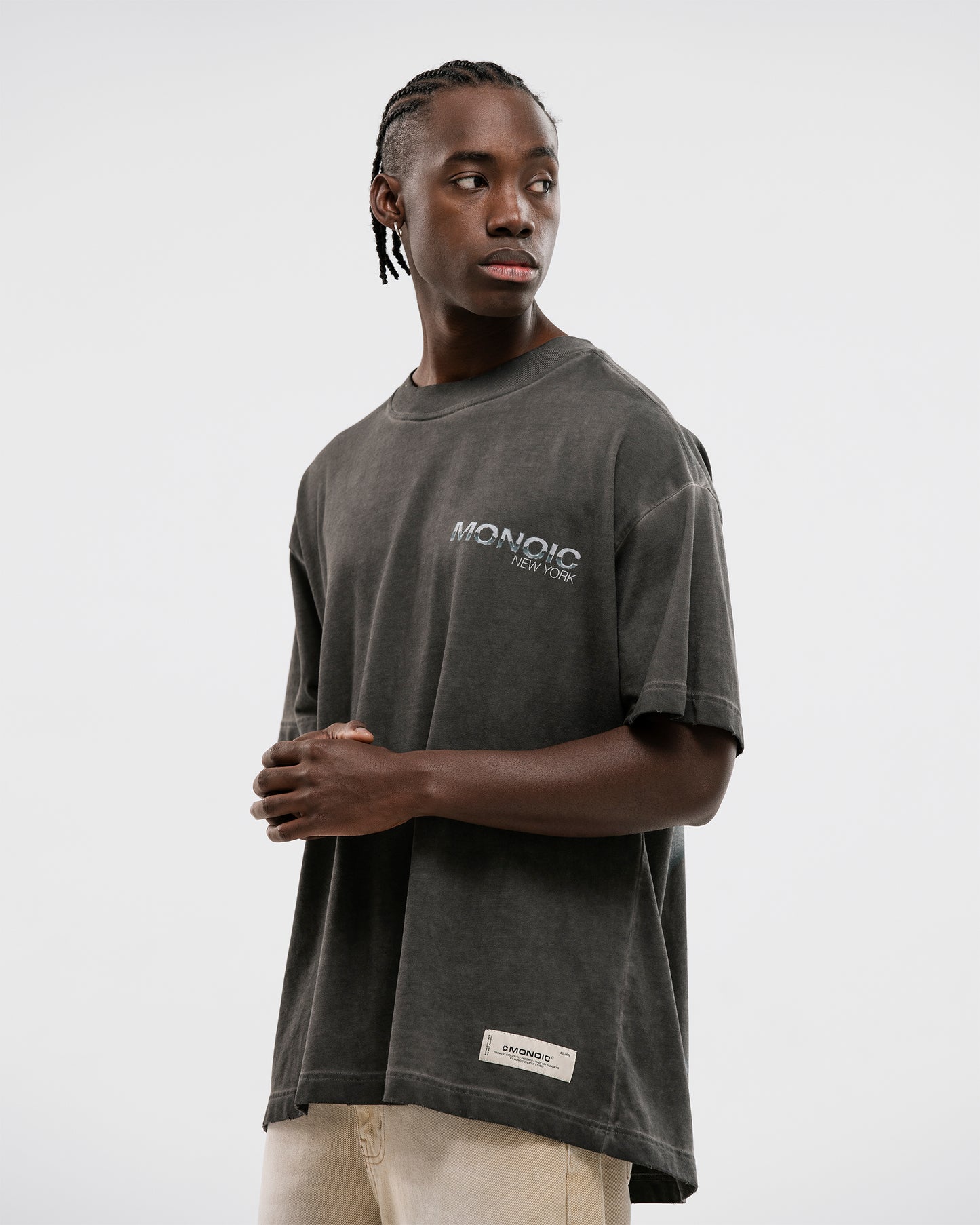 LIBERTY OVERSIZED GRIS DESGASTADO MONOIC