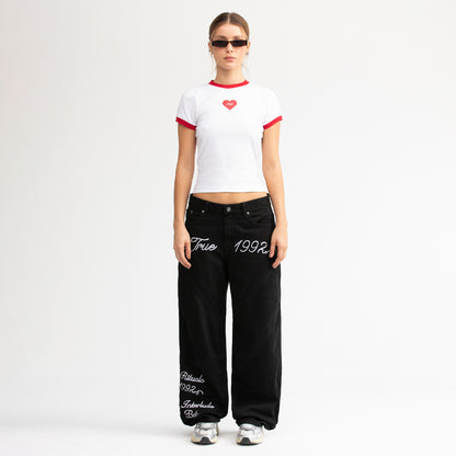 MEMORIES SLIM TEE WHITE TRUE