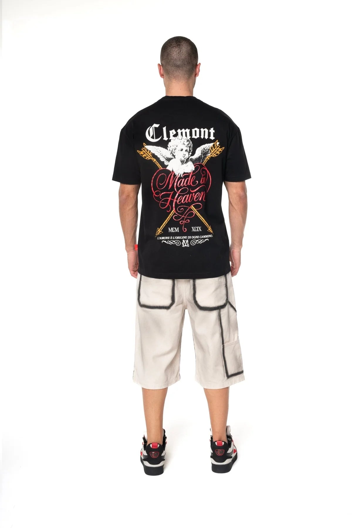 TATTILE TSHIRT NEGRO CLEMONT