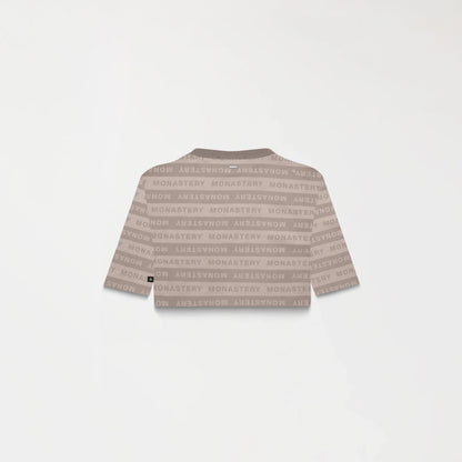 ASH CROP TOP TAUPE MONASTERY