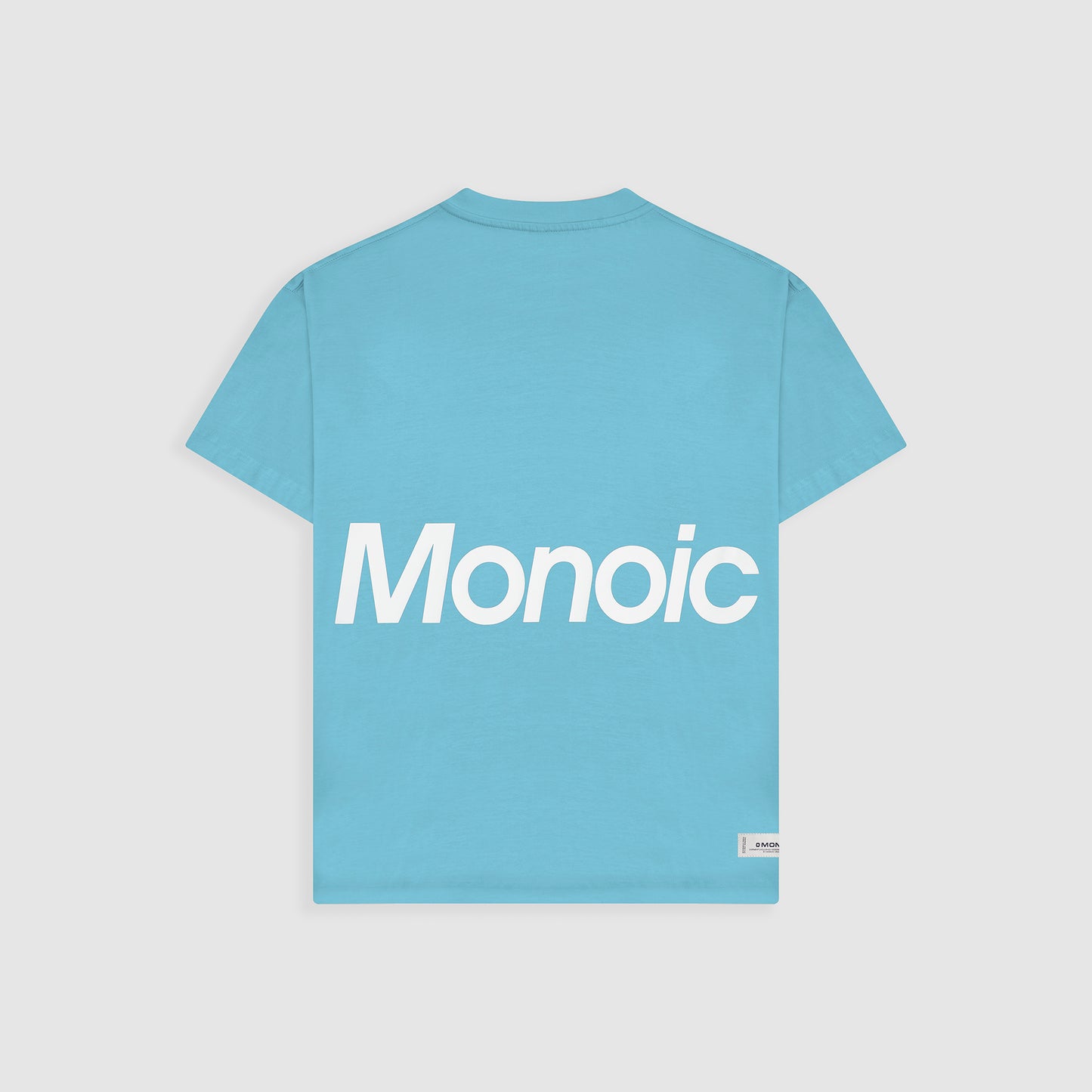 Camiseta Logo Oversized V4 - Azul Claro MONOIC