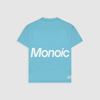 Camiseta Logo Oversized V4 - Azul Claro MONOIC