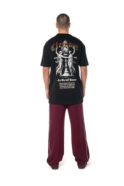 ABBRACCIO TSHIRT NEGRO CLEMONT