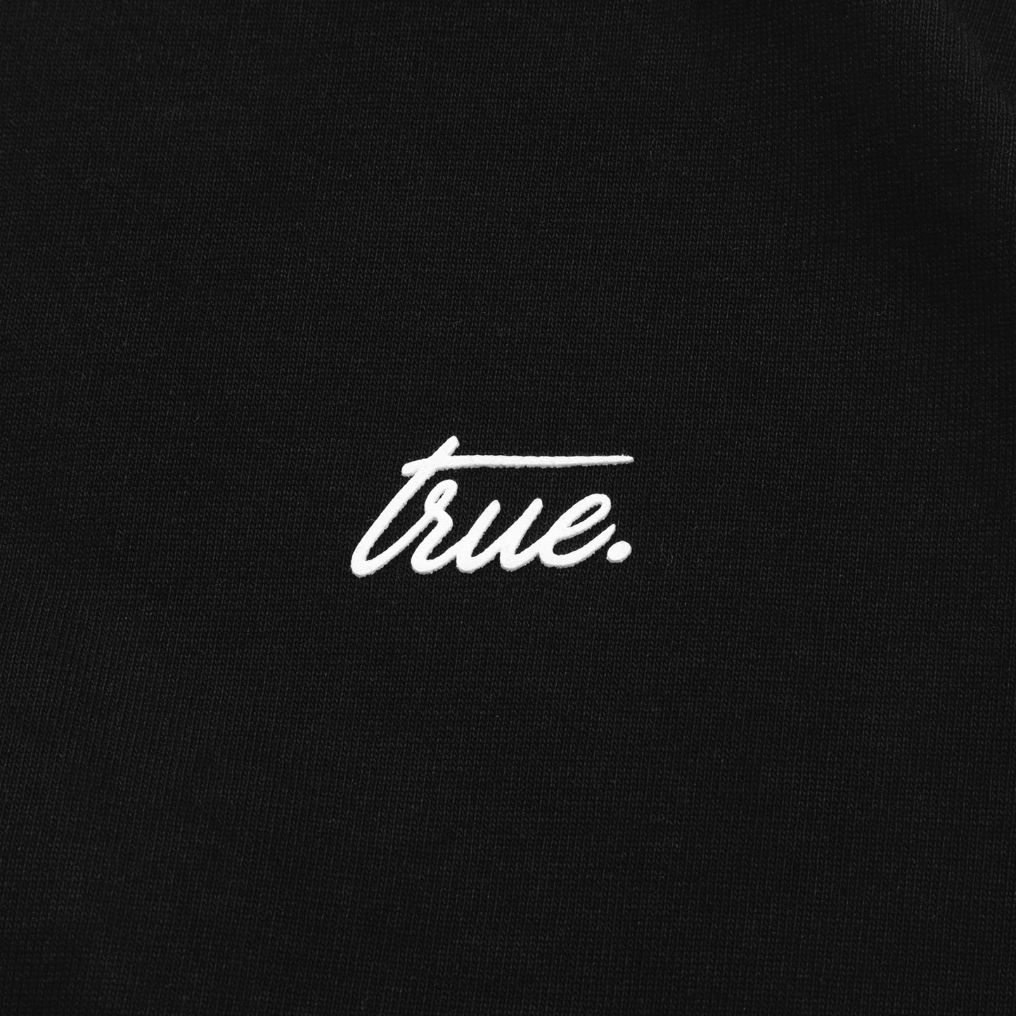 Cursive Logo T-Shirt Black True