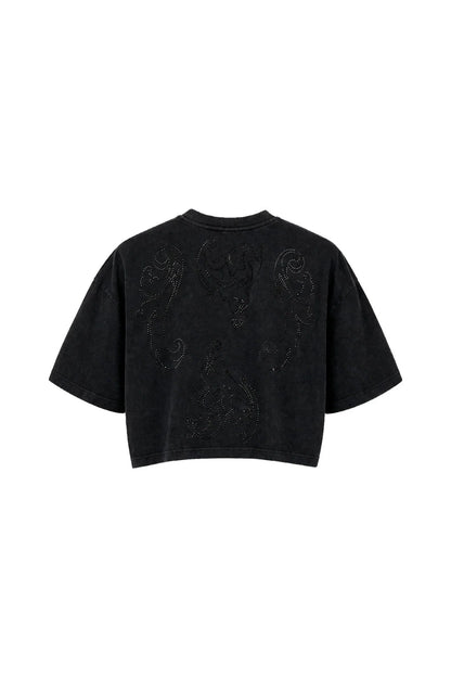 ANNEGARE CROP TOP NEGRO CLEMONT