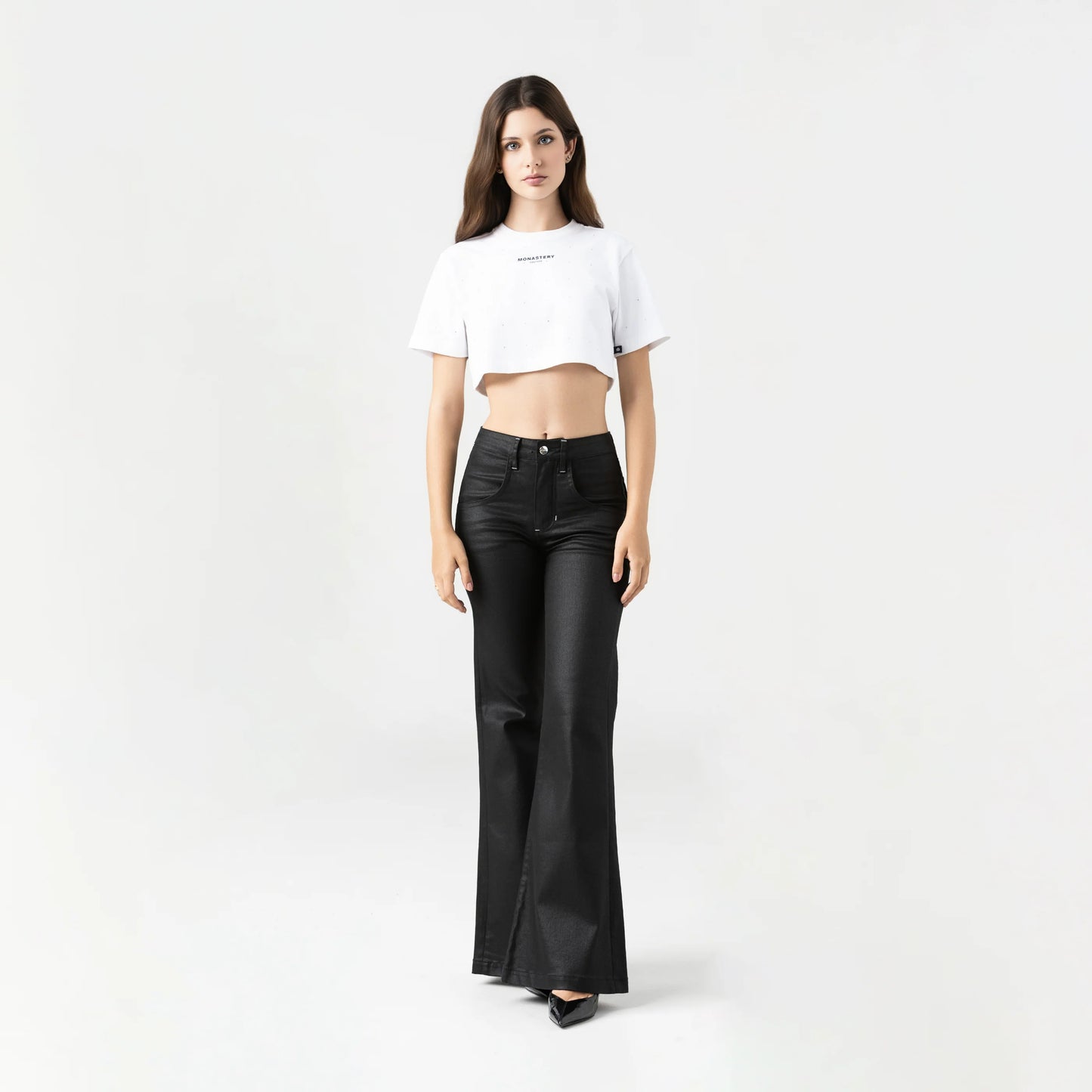 SORA CROP TOP WHITE MONASTERY