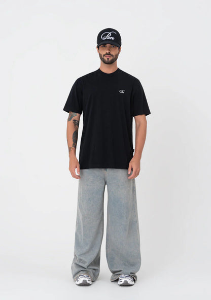 ATELIER REGULAR BLACK T-SHIRT PURE