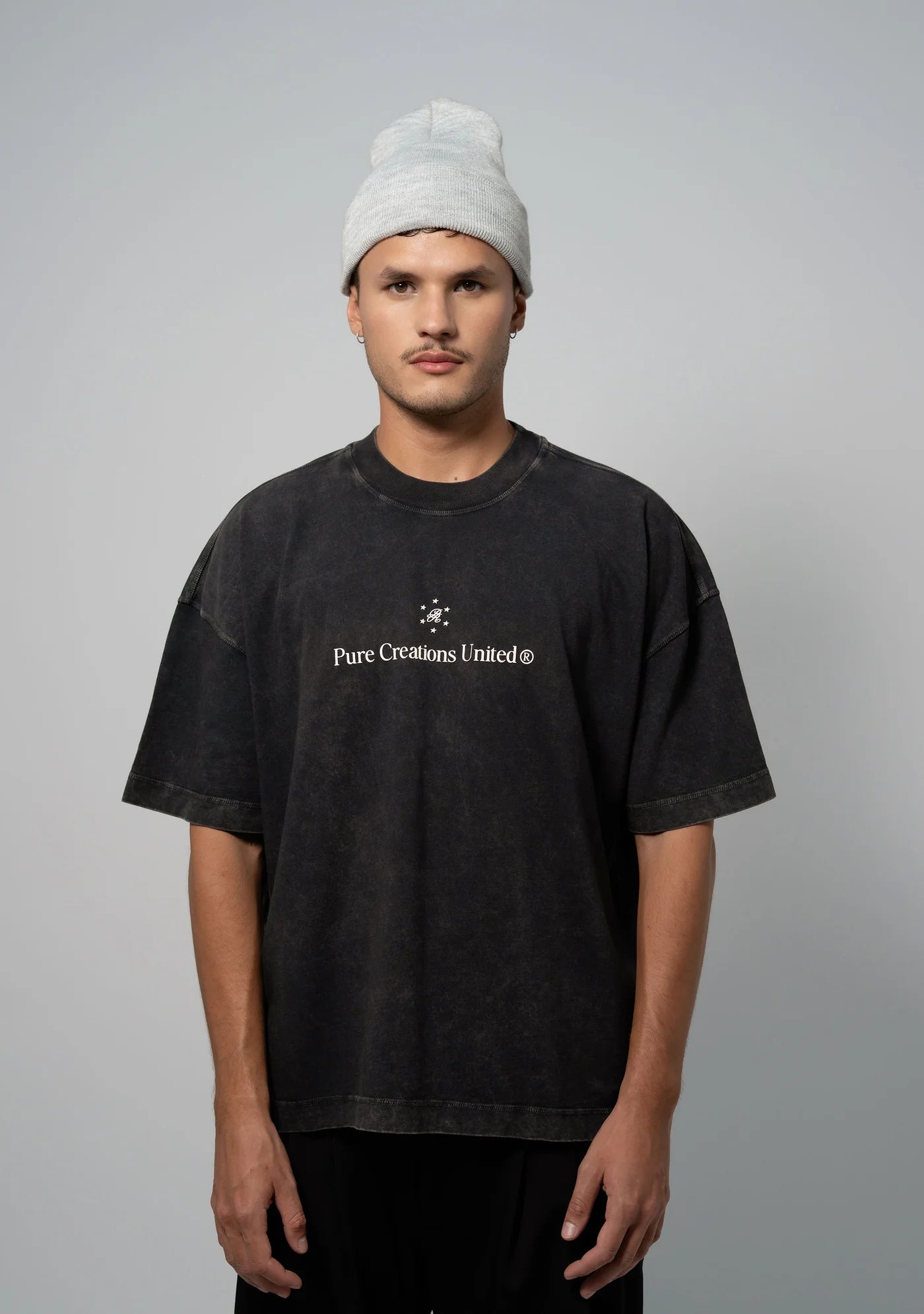 STILL HUNGRY WASHED GRAY T-SHIRT