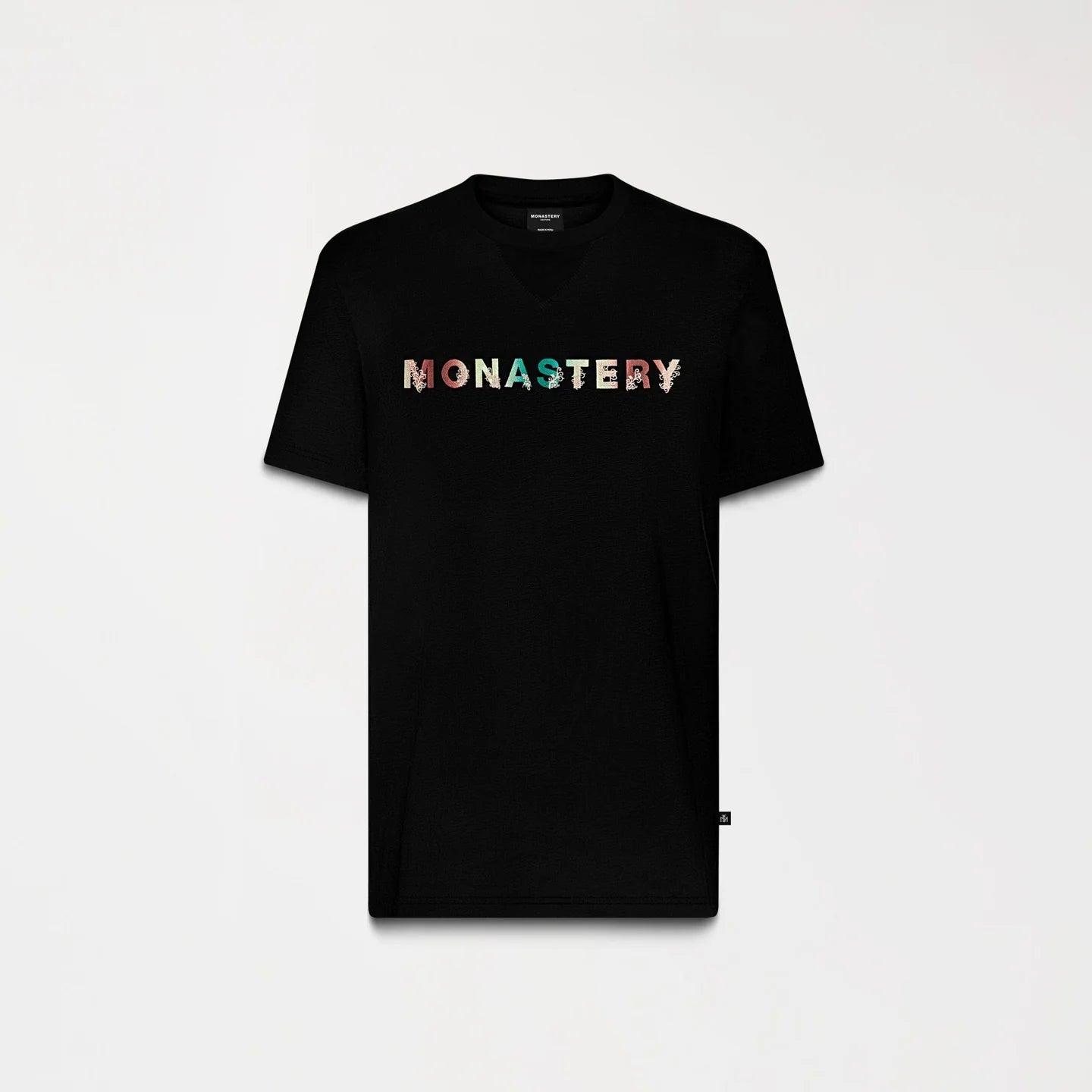 POUZIA T-SHIRT MEN BLACK MONASTERY