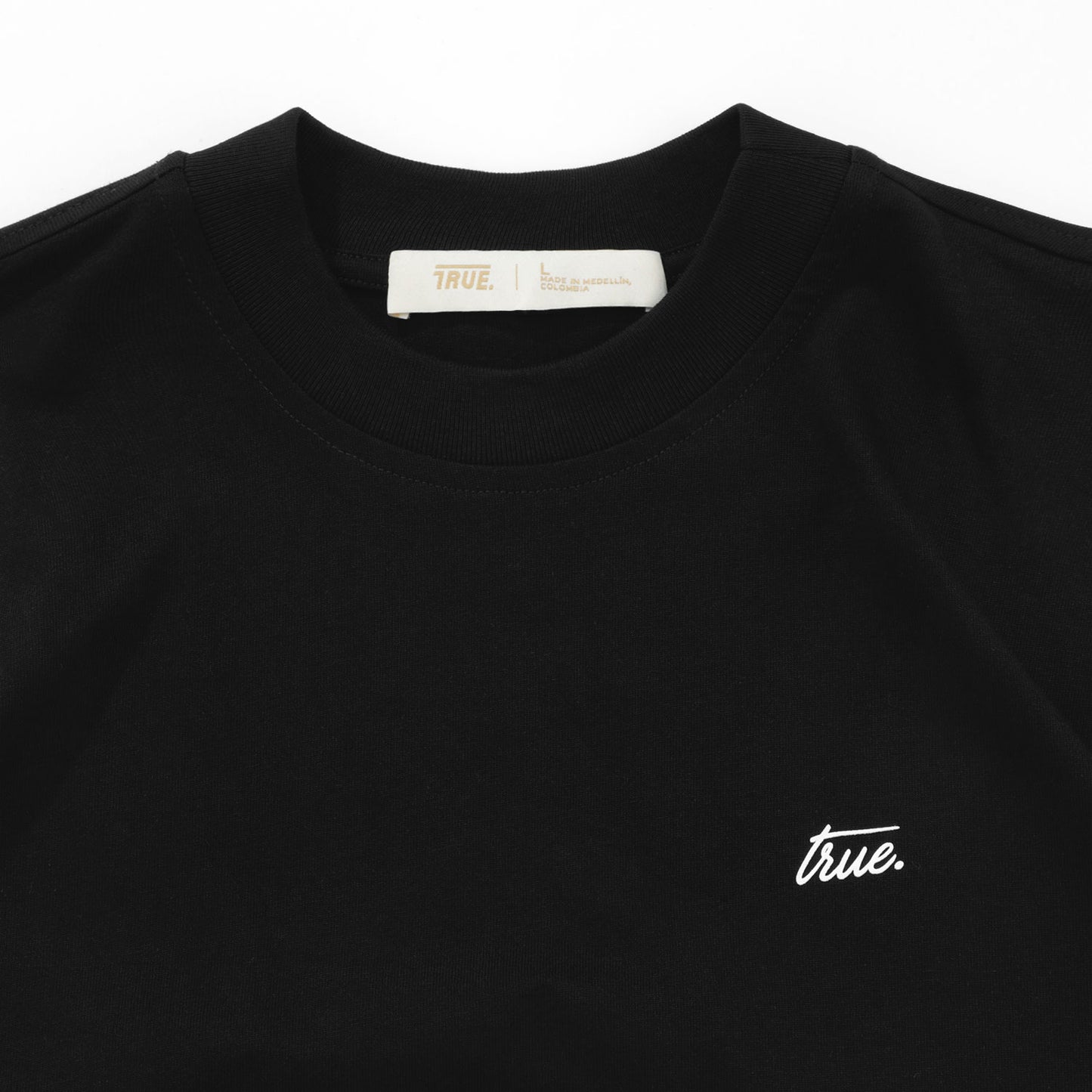 Cursive Logo T-Shirt Black True
