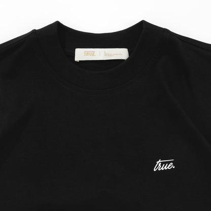 Cursive Logo T-Shirt Black True