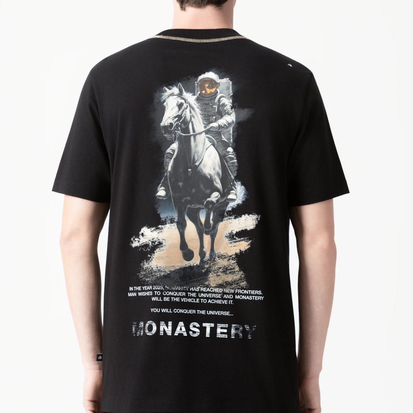 WESLEY T-SHIRT BLACK MONASTERY