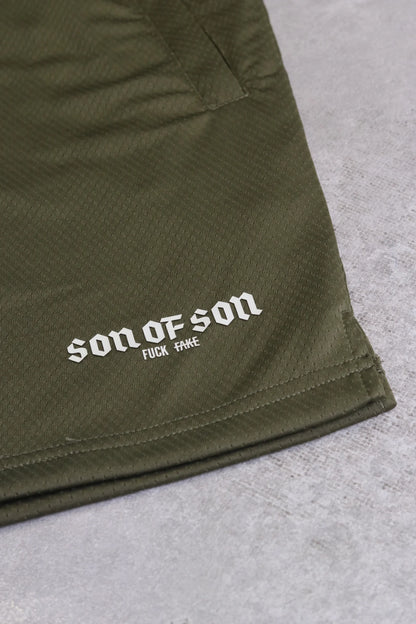 SWEAT SHORT DARK GREEN SON OF SON
