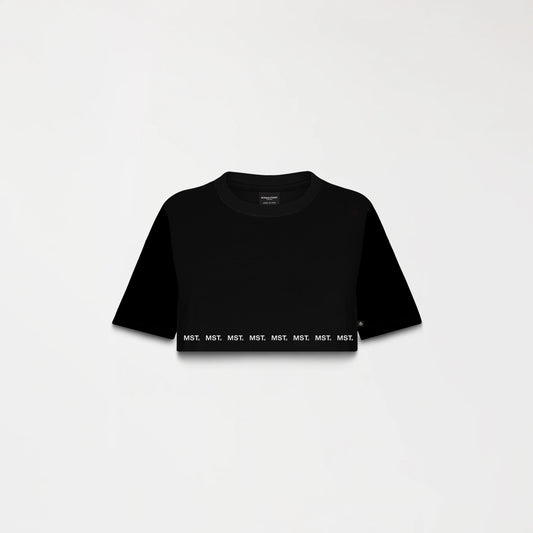 CHARLOTTE CROP TOP BLACK MONASTERY