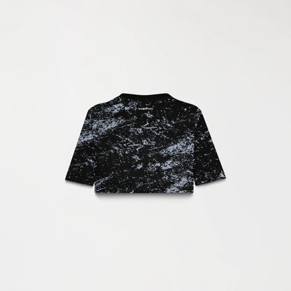 BRYNN CROP TOP BLACK METEORITE MONASTERY