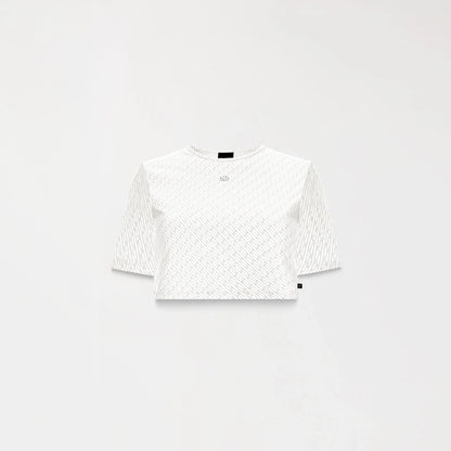 ESMME CROP TOP WHITE MONASTERY