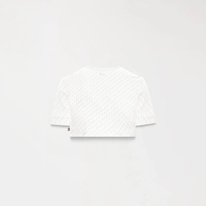 ESMME CROP TOP WHITE MONASTERY