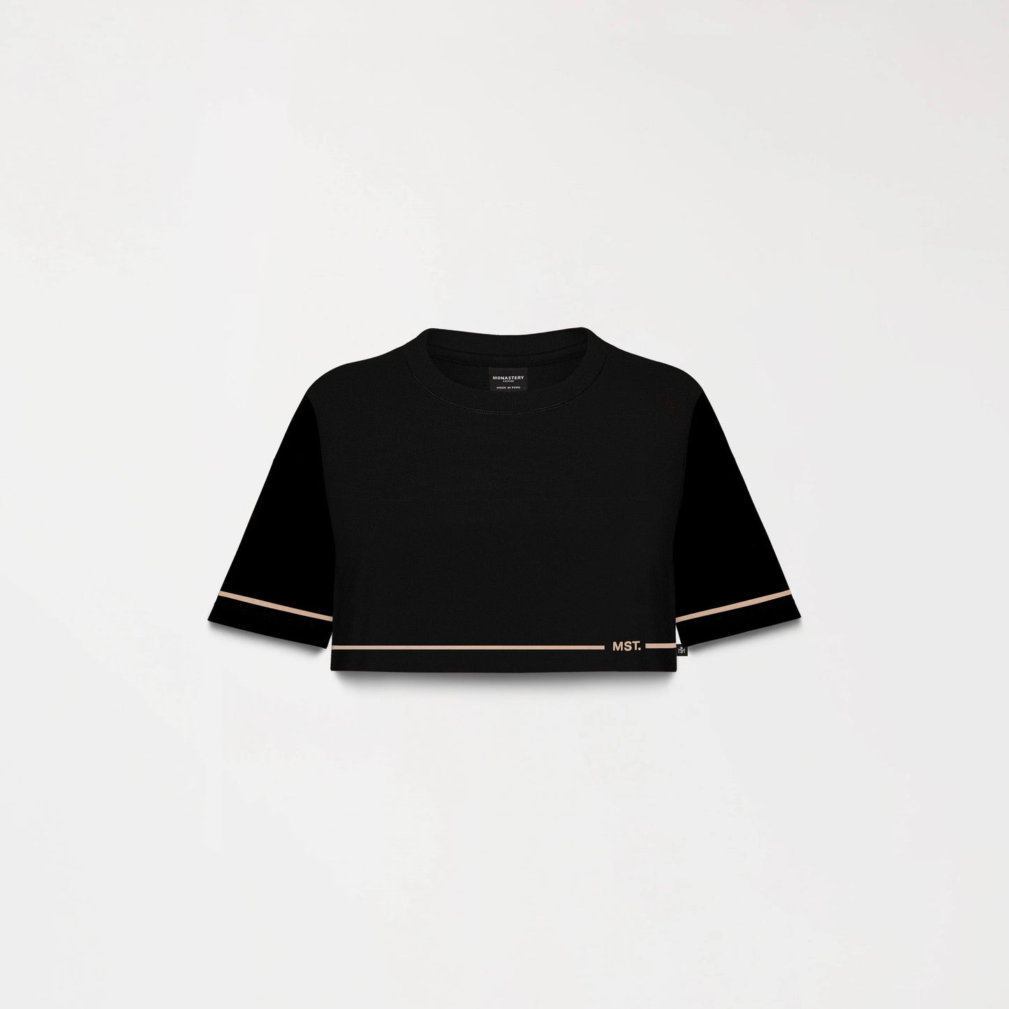 MELROSE CROP TOP BLACK MONASTERY